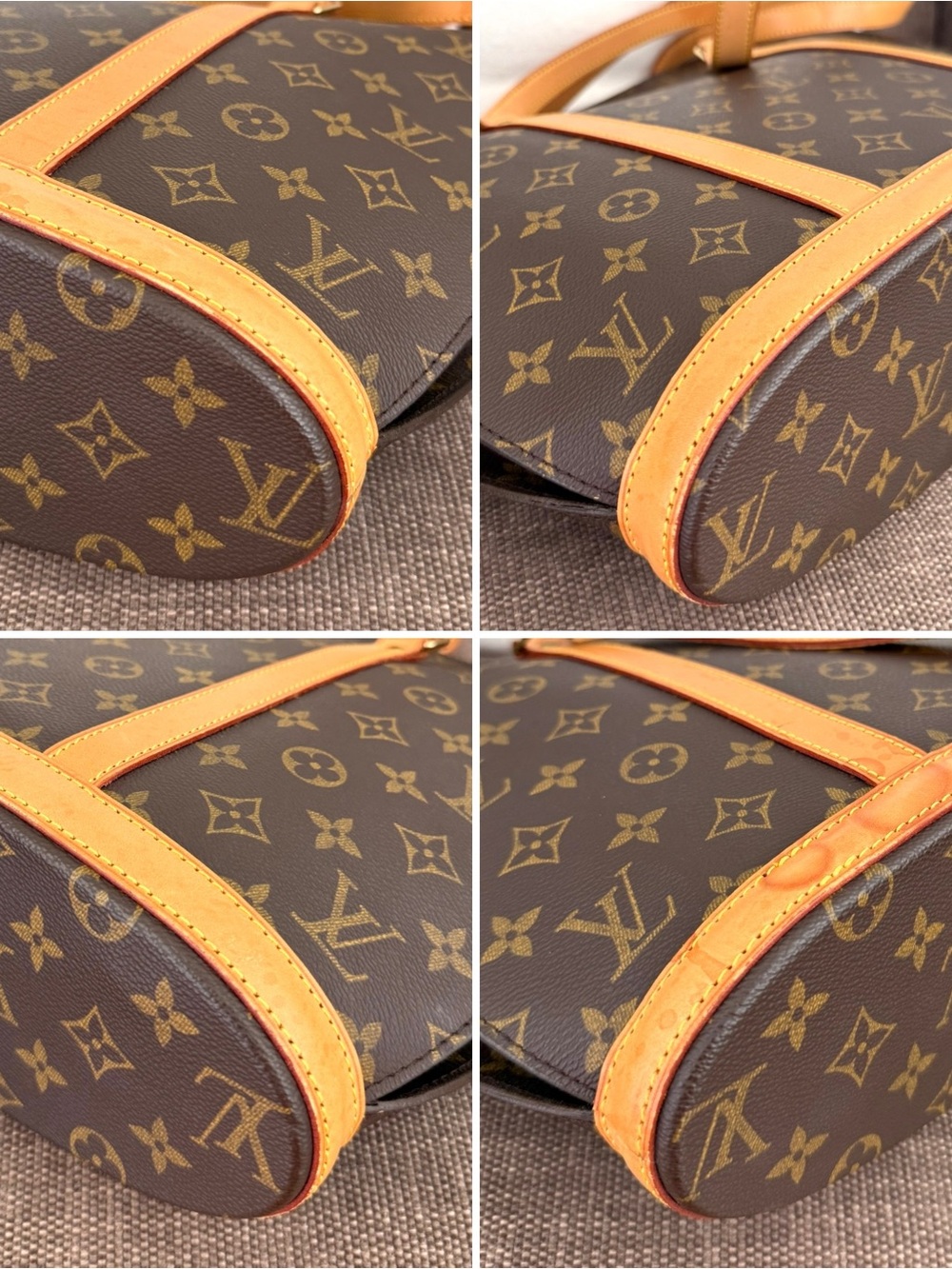 Authentic Louis Vuitton Babylone tote bag M51102 brown monogram LV canvas - Picture 14 of 16